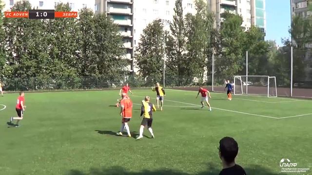 ПАЛФ Чемпионат в СПб 8х8. FC Adventa – Зебра (обзор) смотреть онлайн