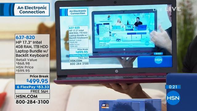 HP 17 Intel Celeron 4GB RAM, 1TB HDD Laptop Bundle w/Bac... смотреть онлайн