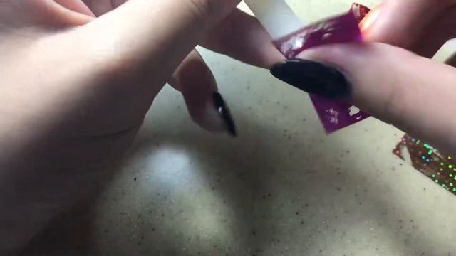 Дизайн с фольгой/популярный дизайн из Инстаграм 2018/ Haruyama Kodi/Гель лак