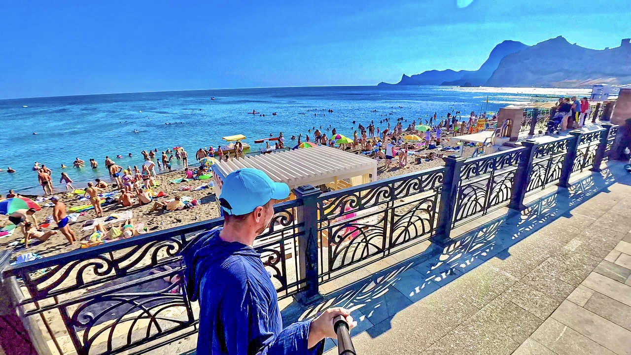 СУДАК. Вся ПРАВДА! ЧТО НЕ ТАК с КУРОРТОМ НАЗАД в 90-е. Набережная, пляж, Кипарисовая аллея. Канака смотреть онлайн