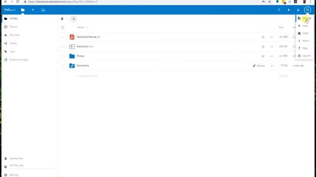 NextCloud how to Change Password смотреть онлайн