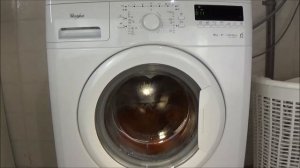 Whirlpool Primo 1406 UM washing machine - centrifuge 400 rpm wash program, test example movie. 270