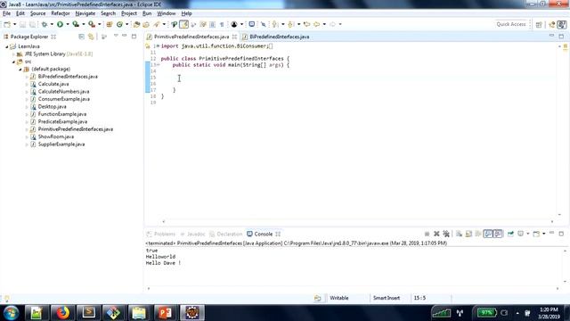 Lesson 8: Java 8 - Two Argument and Primitive Predefined Functional Interfaces смотреть онлайн