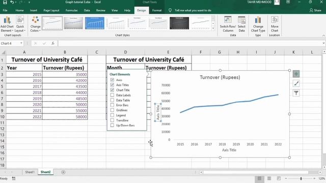 How To Make A Line Graph In Excel | How to make a line graph in Excel смотреть онлайн