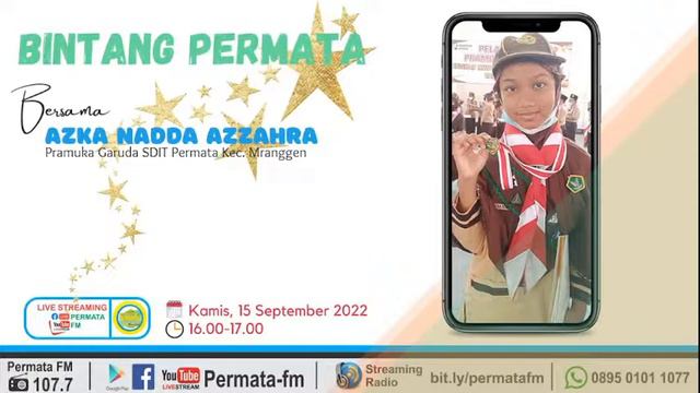 BINTANG PERMATA Bersama Kak Nadda Pramuka Garuda SDIT Permata Bunda Kec. Mranggen