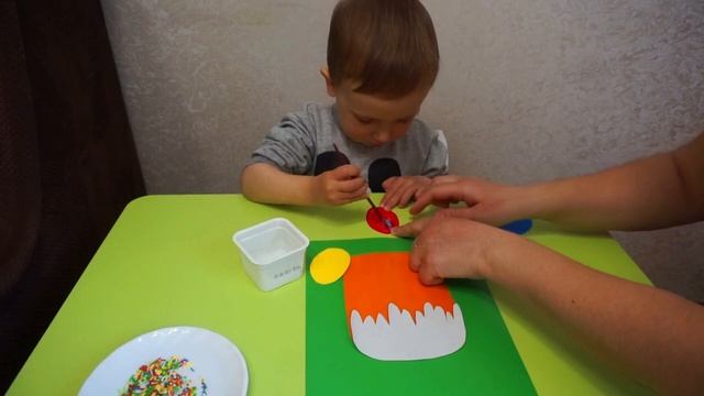 Тимур Делает Поделку к Пасхе Аппликация из Цветной Бумаги Пасха 2019 Развивающее Видео для Детей смотреть онлайн
