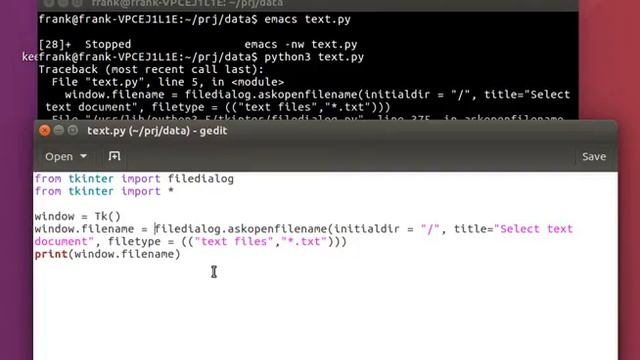 Python Tkinter Tutorial - file dialogs смотреть онлайн