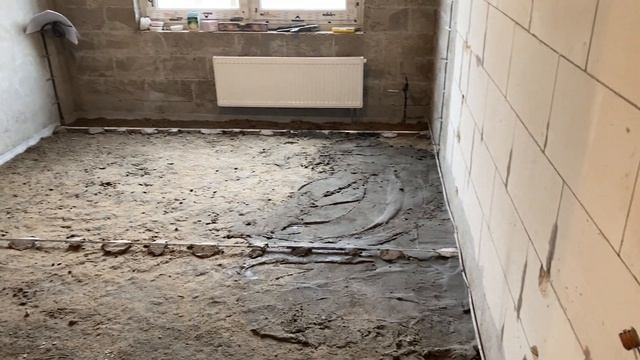 Льем стяжку в два этапа. смотреть онлайн