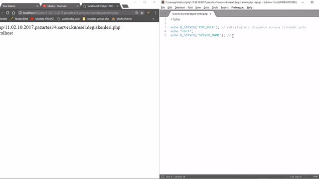php sınıf eğitimleri küresel değişkenler смотреть онлайн
