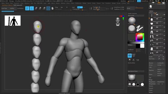 ?ZBrush - Dynamesh Merging смотреть онлайн