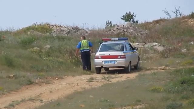 Погоня дпс за скутеристом,мопедом.Не подвижный гаишник. смотреть онлайн