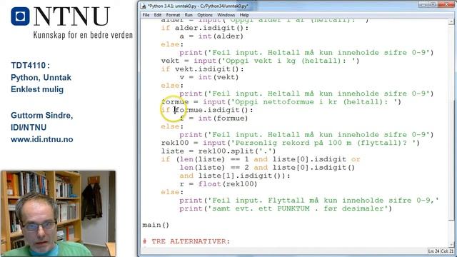 Python, Unntakshåndtering 1 смотреть онлайн