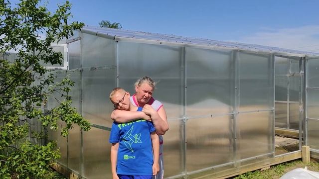 Теплица "Пристенная" по чертежу клиента смотреть онлайн