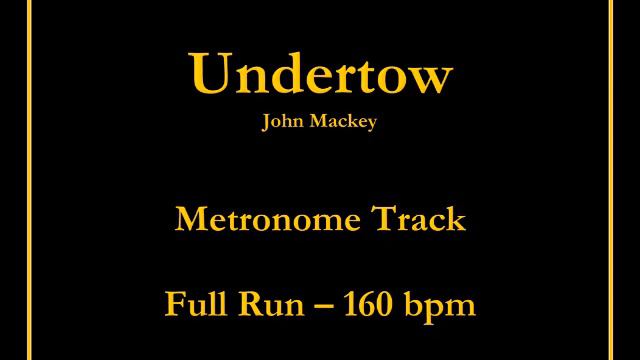 Undertow Metronome Track Full Run 160 bpm смотреть онлайн