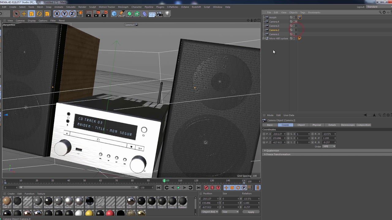 77. Про камеру Cinema 4D: База. Camera Morph (переход между камерами) смотреть онлайн
