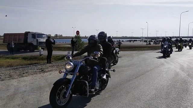 Закрытие мотосезона 2021 Ростов-на-Дону. Старт колонны.