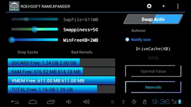 Увеличиваем оперативную память Android-устройства!!! смотреть онлайн