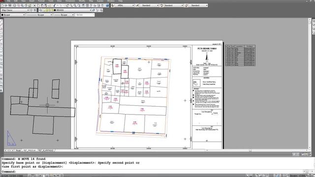 Autolisp LAYOUT PETA BIDANG TANAH PBT смотреть онлайн