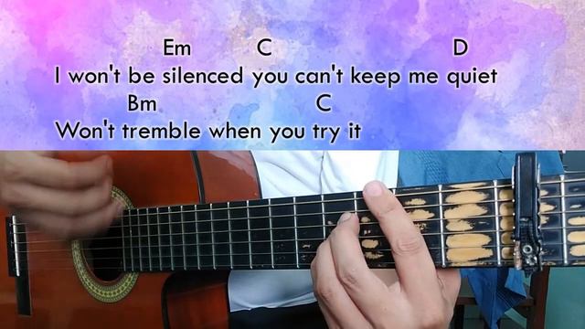 Speechless - Naomi Scott - Guitar Chords смотреть онлайн