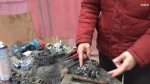 замена подшипников генератора рено логан(bosch)проблема на проблеме