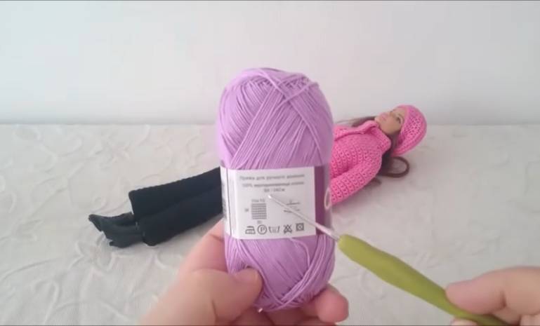 Пальто для куклы крючком. Coat for Doll смотреть онлайн