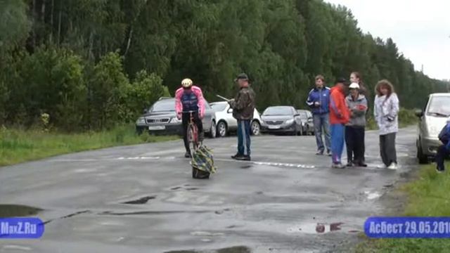 2010 06 02 Асбест 29 мая 2010 Третья велогонка на призы ветерана велоспорта Лысцова Николая Михайло смотреть онлайн