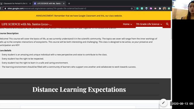 Class Website Tour смотреть онлайн