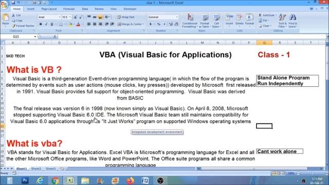 visual basic in hindi. Class 1: VB Introduction смотреть онлайн