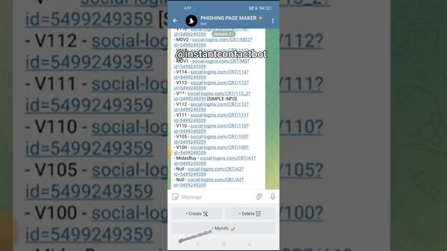 Phishing page maker bot telegram смотреть онлайн