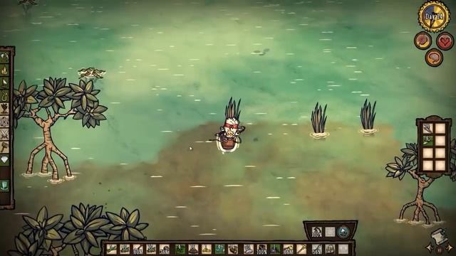 Прохождение Don't Starve: Shipwrecked за Вудлегса #8 Рыбалка. смотреть онлайн