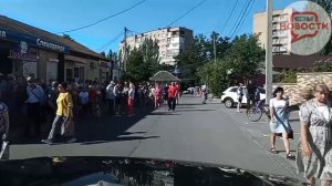 Мелитополь, очередь за паспортами Российской Федерации