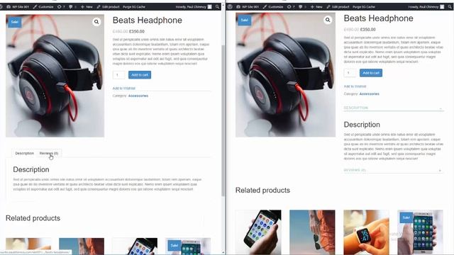 Changes The Default WooCommerce Product Tabs to an Accordion смотреть онлайн