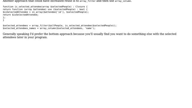 Code Review: Readability of array_\* vs foreach in PHP for filtering and extracting (5 Solutions!!) смотреть онлайн