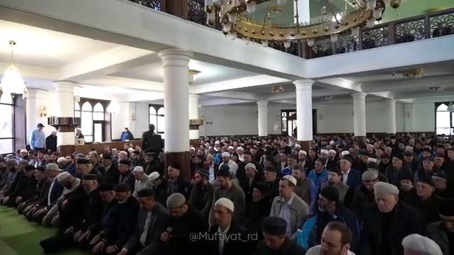 Муфтий Дагестана шейх Ахмад Афанди на праздничном намазе. смотреть онлайн
