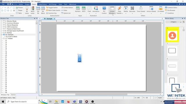 6: How to control the visibility of an object with a Boolean variable - Weintek USA смотреть онлайн