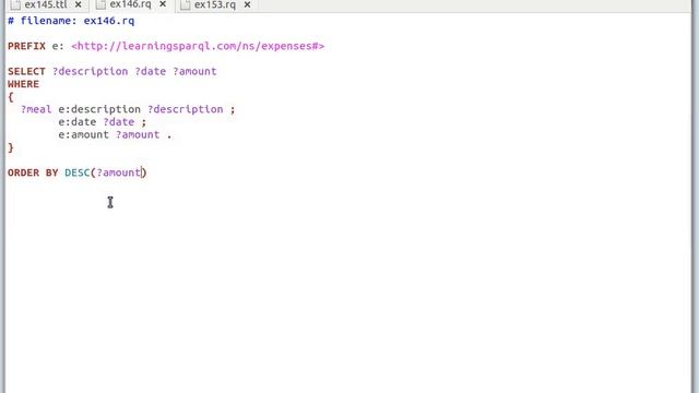 Simple SPARQL Tutorial 17/29: Sorting/Ordering Results .. Using ORDER BY, MIN & MAX смотреть онлайн