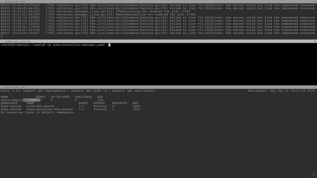 012 Kubernetes Essentials - Deployment Kube Controller Manager and Scheduler смотреть онлайн