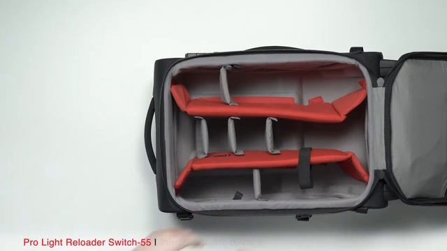 Рюкзак с колесами для фототехники Manfrotto Pro Light Reloader Switch 55 PL-RL-H55 смотреть онлайн