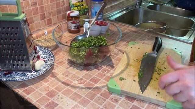 Пхали из свеклы по-грузински, вкусная и питательная холодная закуска. Постная еда. Грузинская еда. смотреть онлайн