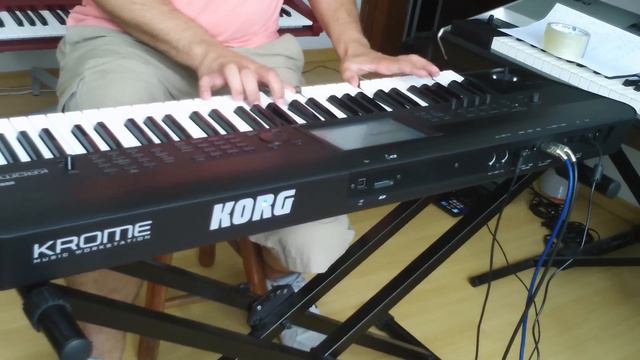 KORG KROME 61 , DEMO NA CLASSIC KEYBOARDS смотреть онлайн