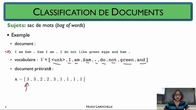 Traitement automatique des langues [5.2] Classification de documents - sac de mots (bag of words) смотреть онлайн