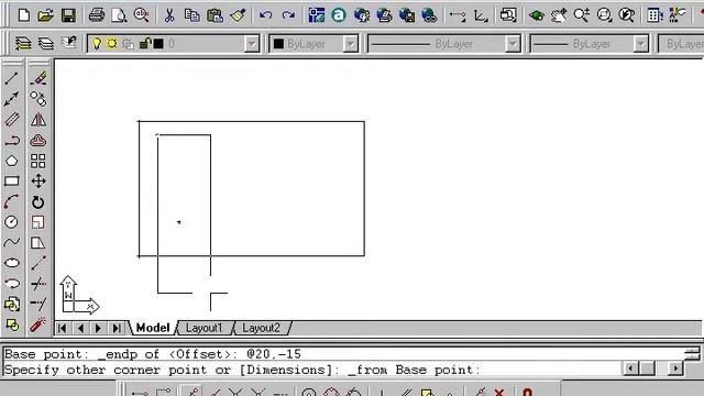 18 AutoCad 2002 Comando Rectangle смотреть онлайн