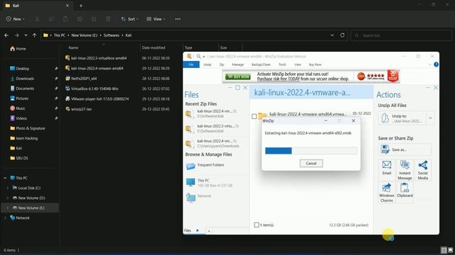 How to Install Kali Linux in VM Ware WorkStation | Extract .7z File | Enable VT - X from BIOS смотреть онлайн