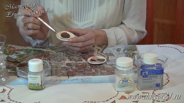 Кракелюры с лаком "Декола" смотреть онлайн