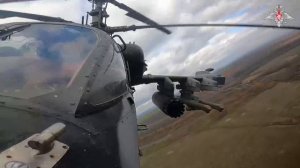 Боевая работа экипажей Ка-52