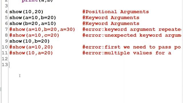 Python Type Of Argument, Type or Parameters, How To Use With Program смотреть онлайн