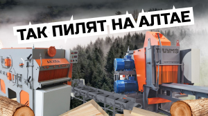 Распиловка Круглого Леса на Обрезные Доски – Лесопильная Линия ТРИУМФ с частичной механизацией