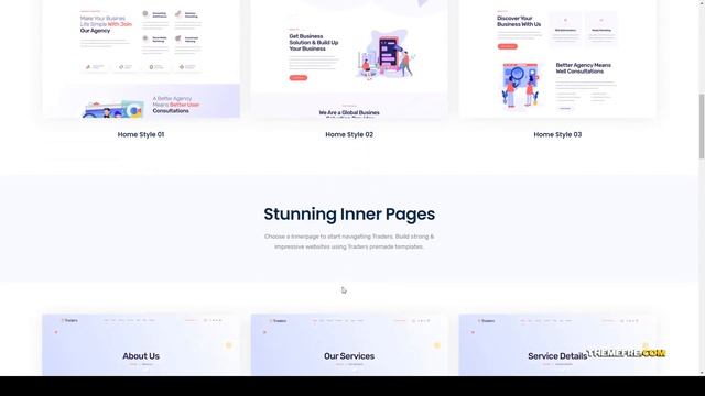 Traders - Digital Marketing and Agency WordPress Theme saas business Midori смотреть онлайн