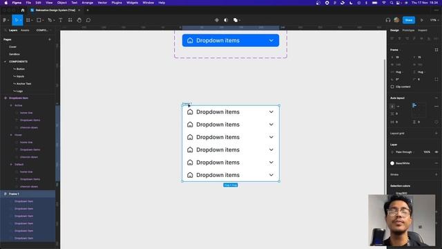 Design System Tutorial: 6. Dropdowns #figma #designsystems смотреть онлайн