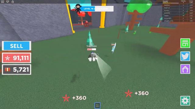⚔️СИМУЛЯТОР НИНДЗЯ⚔️ КУПИЛ КАТАНУ ЗА 550.000$! ПРОШЕЛ ИГРУ! ROBLOX Ninja Masters смотреть онлайн